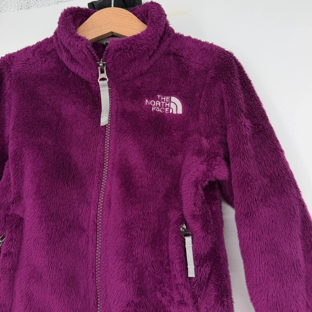 The North Face Girl's Osito Fleece Full Zip Jacket XXS 5 Purple